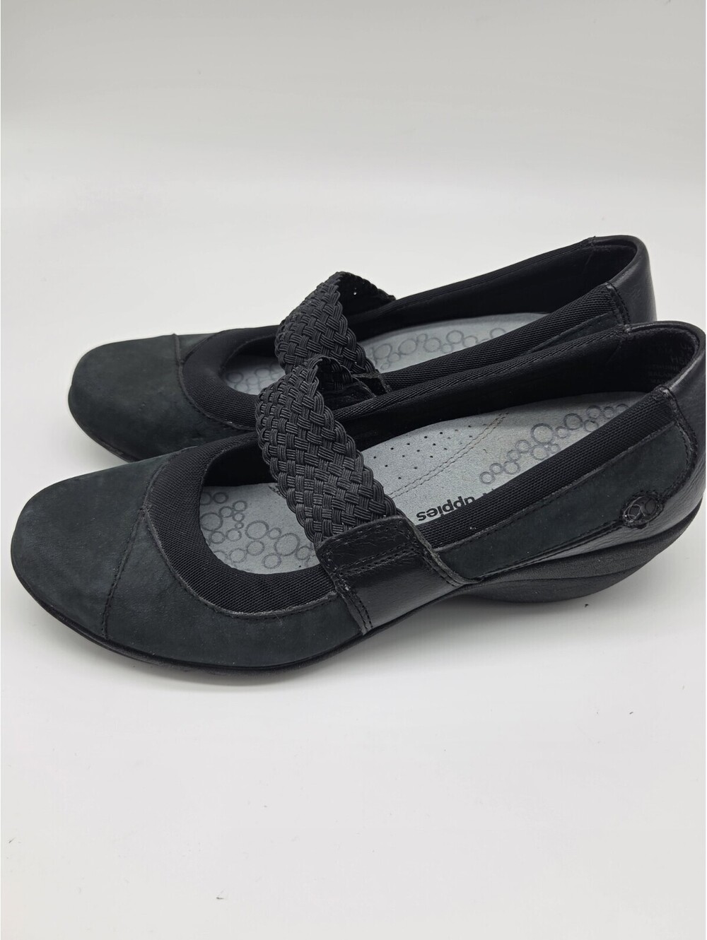 Hush Puppies "The Body Shoe" Motility Mary Jane Black 5.5